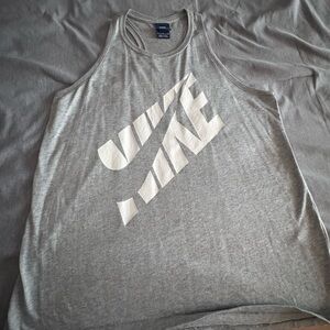 Nike Heather Gray Sleeveless Top